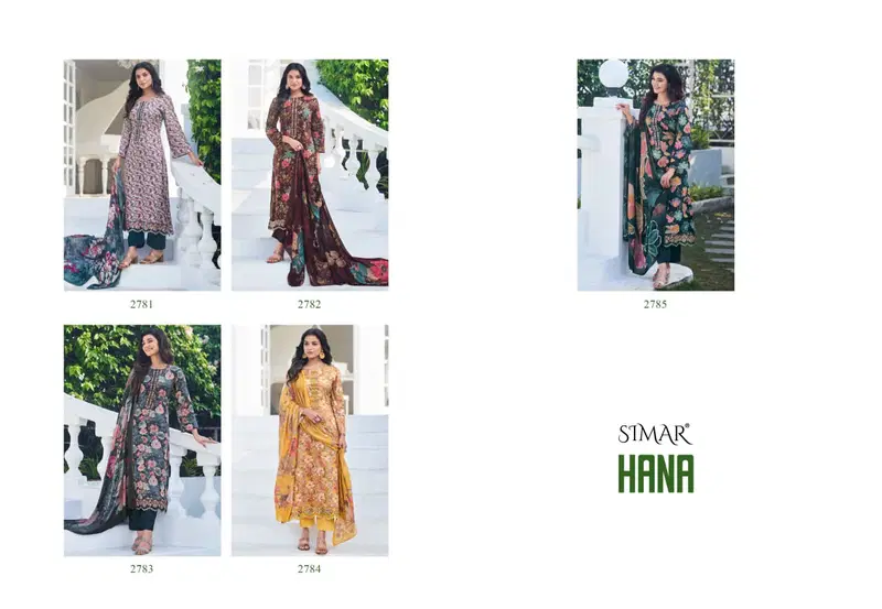 Hana By Glossy Jam Cotton Digital Printed Dress Material Suppliers In India